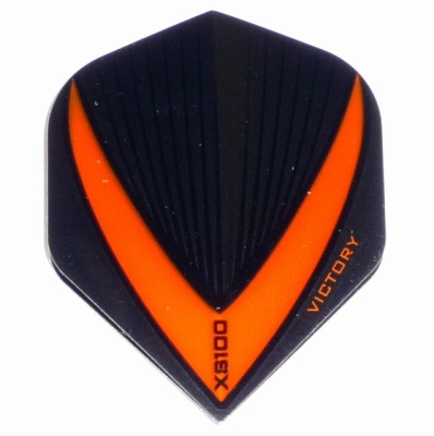 Victory Vista-R Dartflight schwarz/orange